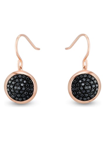 Les Favorites Pozłacane kolczyki z cyrkoniami