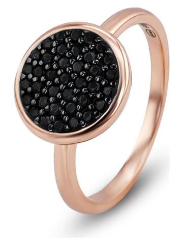 Les Favorites Rosévergulde ring met edelstenen