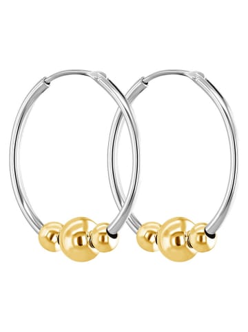 Les Favorites Pozłacane kolczyki-kreole