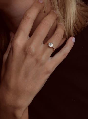 Les Favorites Vergold. Ring mit Edelsteinen