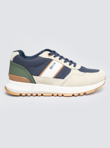 BIG STAR Sneakersy w kolorze granatowo-kremowo-zielonym