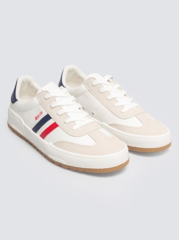 BIG STAR Sneakersy w kolorze kremowo-granatowo-czerwonym