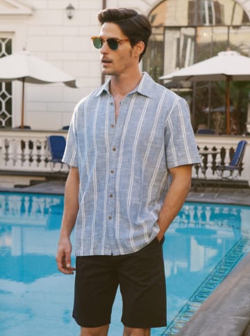 BIG STAR Szorty w kolorze granatowym