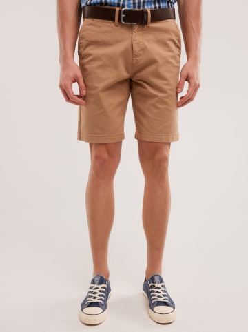BIG STAR Szorty w kolorze jasnobrązowym