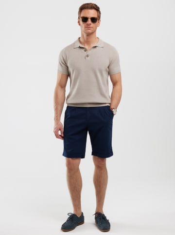 BIG STAR Bermudy w kolorze granatowym