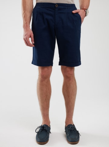 BIG STAR Bermudy w kolorze granatowym