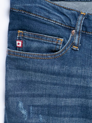 BIG STAR Dżinsy "Deric" - Skinny fit - w kolorze niebieskim