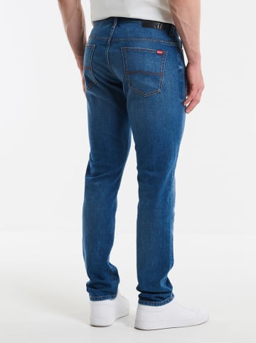 BIG STAR Dżinsy - Tapered fit - w kolorze niebieskim