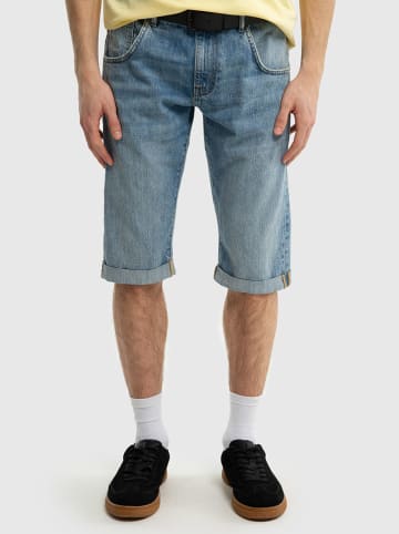 BIG STAR Bermudy dżinsowe "Conner" w kolorze niebieskim