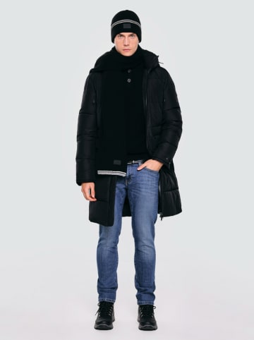 BIG STAR Wintermantel in Schwarz