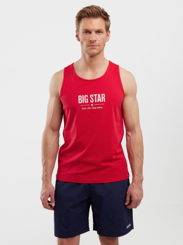 BIG STAR Top w kolorze czerwonym
