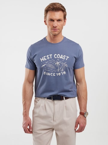 BIG STAR Koszulka "Reddrez" w kolorze niebieskim