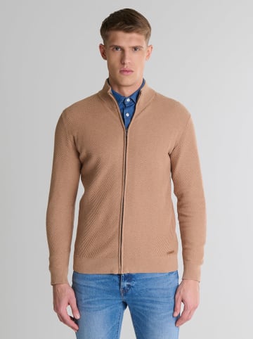 BIG STAR Cardigan in Hellbraun