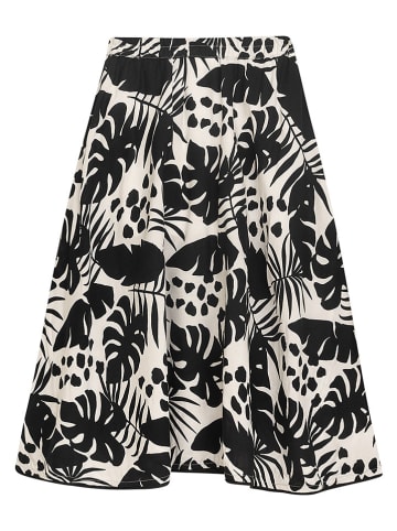 Danamade Spódnica "Dxahara" w kolorze biało-czarnym
