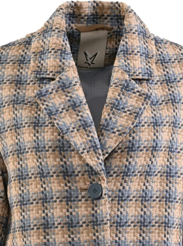 Fuchs Schmitt Übergangsmantel in Beige/ Blau