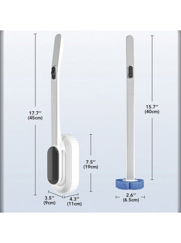 Joybos Toiletborstel wit - (B)11 x (H)9 Cm