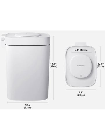 Joybos Treteimer in Weiß - 15 l