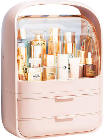 Joybos Organizer w kolorze jasnoróżowym na kosmetyki - 26 x 36 x 19,5 cm