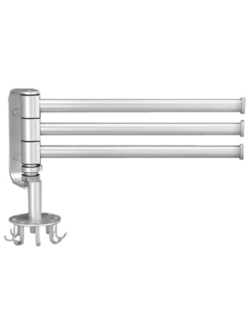 Joybos Uchwyt w kolorze srebrnym na ręcznik - 30 x 13 cm