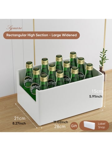 Joybos Koszyk w kolorze białym - 21 x 15 x 28 cm