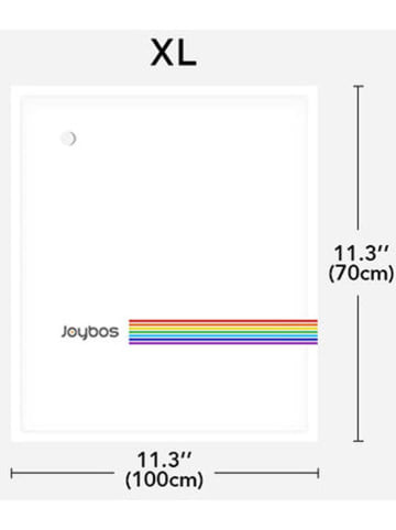 Joybos Vacuümopbergzak wit/meerkleurig - (L)70 x (B)100 cm