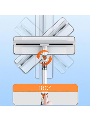 Joybos Multifunktions-Glasreiniger in Silber/ Weiß