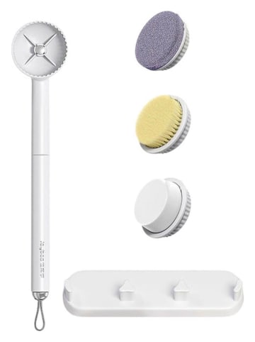 Joybos Szczotka w kolorze białym pod prysznic - dł. 38 cm