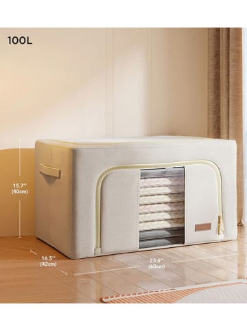 Joybos 3-delige set: kledingboxen beige