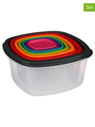 Joybos 7-delige set: vershoudboxen meerkleurig