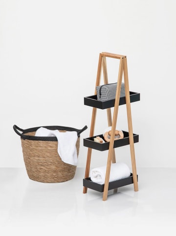 Joybos Badkamermeubel lichtbruin/zwart - (B)30 x (H)82 x (D)18 cm