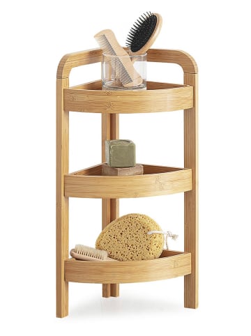 Joybos Regał łazienkowy w kolorze jasnobrązowym - 23 x 61 x 23 cm