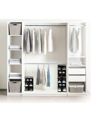 Joybos Schuhorganizer in Schwarz - (B)26,5 x (H)37,8 x (T)24,5 cm