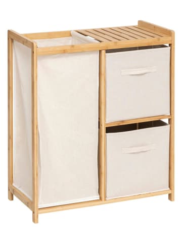 Joybos Wäsche-Regal in Beige - (B)66 x (H)78,5 x (T)33,3 cm