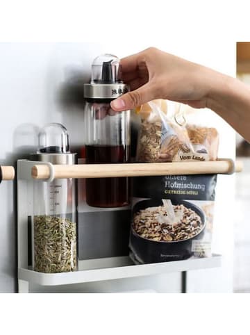 Joybos Küchenregal in Weiß - (B)30 x (H)34 x (T)8 cm