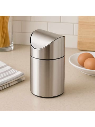 Joybos Cosmetica-pedaalemmer zilverkleurig - 1,5 l