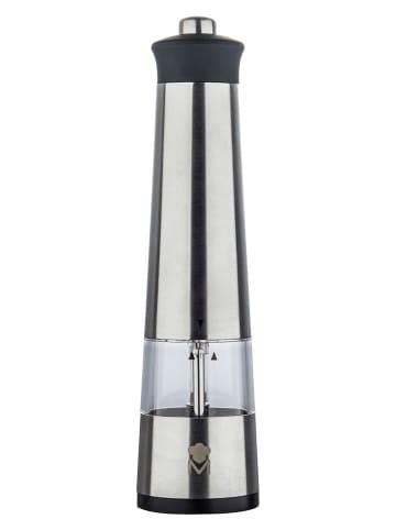 Joybos Kruidenmolen zilverkleurig - (H)22 x Ø 6,5 cm