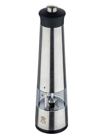 Joybos Gewürzmühle in Silber - (H)22 x Ø 6,5 cm