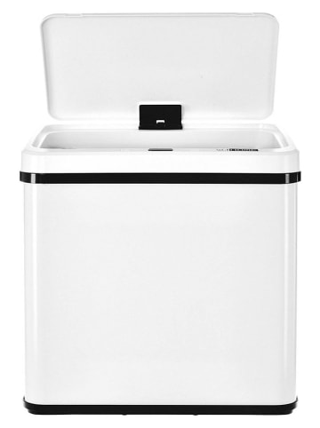 Joybos Sensor-afvalemmer wit - 30 l