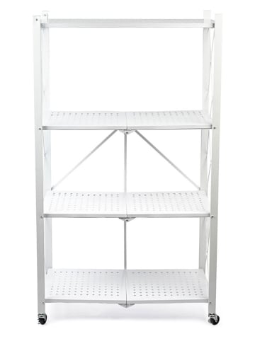 Joybos Standregal in Weiß - (B)71 x (H)125 x (T)34 cm