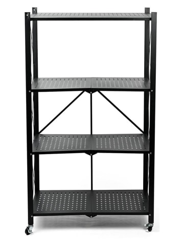 Joybos Staande kast zwart - (B)71 x (H)125 x (D)34 cm