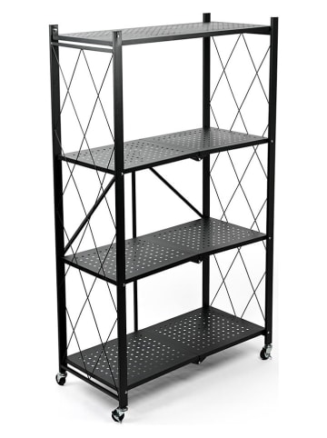 Joybos Staande kast zwart - (B)71 x (H)125 x (D)34 cm