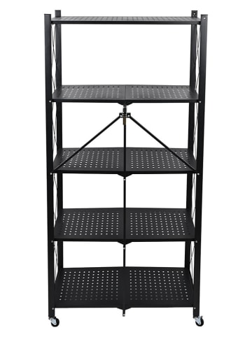 Joybos Staande kast zwart - (B)71 x (H)160 x (D)34 cm