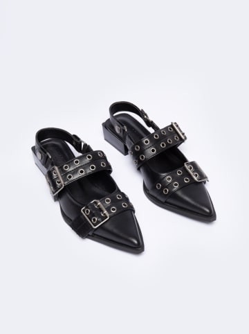 BIG STAR Sling-Ballerinas in Schwarz