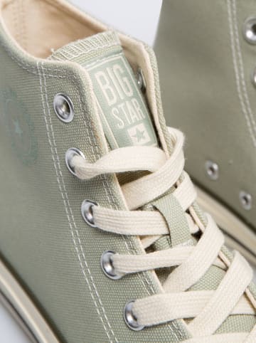 BIG STAR Sneakersy w kolorze zielonym
