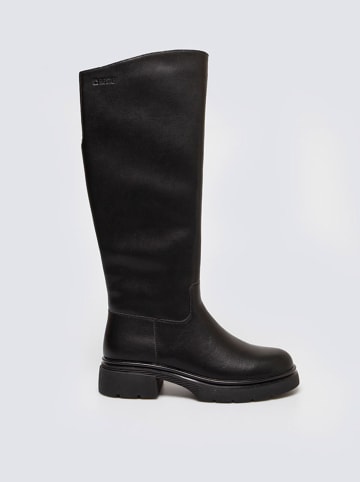 BIG STAR Skórzane kozaki w kolorze czarnym