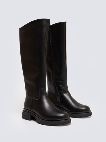 BIG STAR Leder-Stiefel in Schwarz