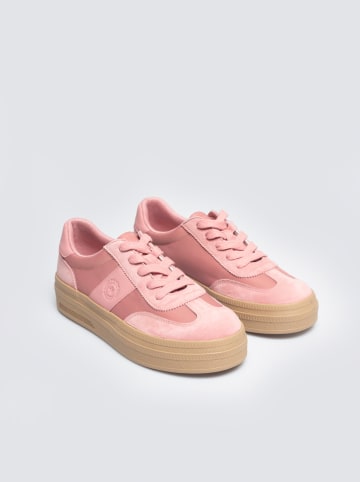 BIG STAR Leder-Sneakers in Rosa