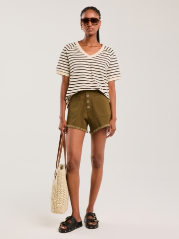 BIG STAR Szorty dżinsowe w kolorze khaki