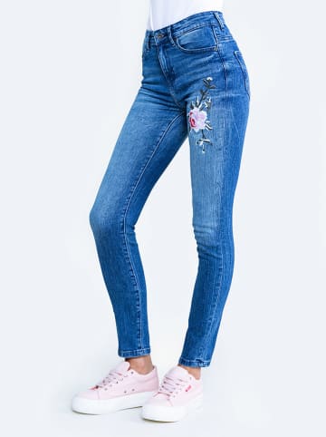 BIG STAR Dżinsy - Skinny fit - w kolorze niebieskim