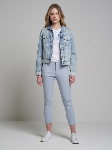 BIG STAR Spodnie chino w kolorze błękitnym